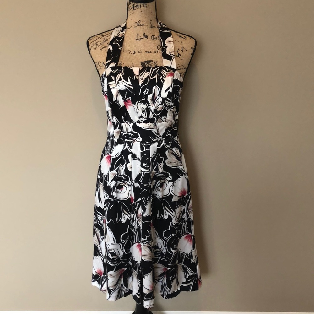 White House Black Market Dress black/white